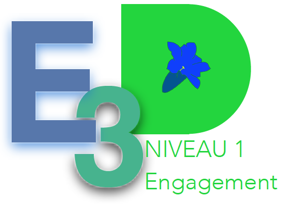 logo E3D niveau 1 engagement