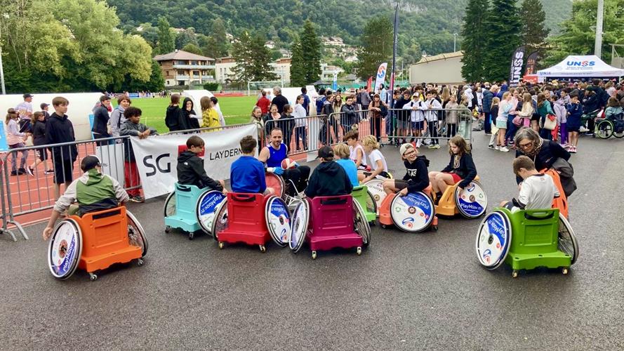Les élèves de 5e mobilisés pour Annecy Court pour HandiSport