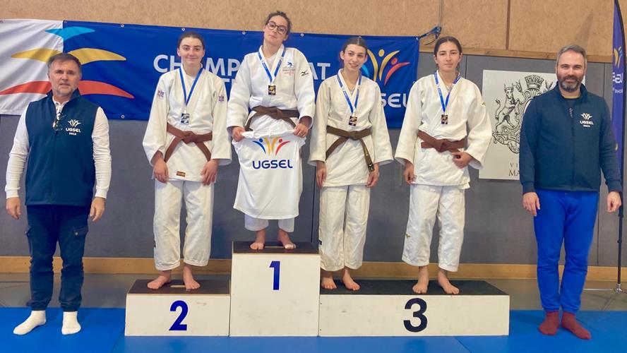 Marie, championne de France UGSEL de judo